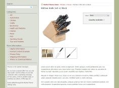 Screenshot of Product Catalog page